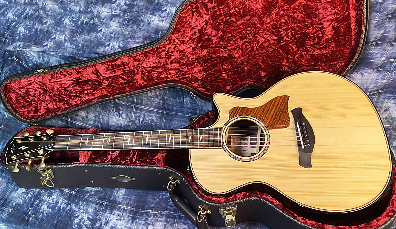 NEW ! 2024 Taylor 814ce Acoustic-Electric Guitar - Natural Gloss - 4.75lbs - Authorized Dealer - In-Stock! G03734