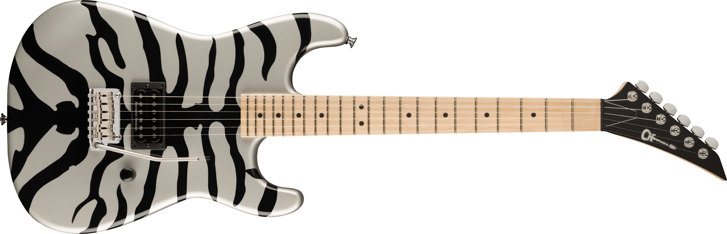 NEW ! 2024 Charvel Super-Stock SD1 H 2PT M - Maple Board - Limited Edition - Silver Bengal - Authorized Dealer - Pre-Order