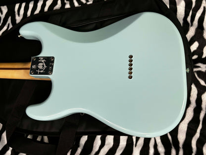 NEW 2023 Fender Limited Edition Tom DeLonge Signature Stratocaster Daphne Blue 7lbs- Authorized Dealer- In Stock! G01839