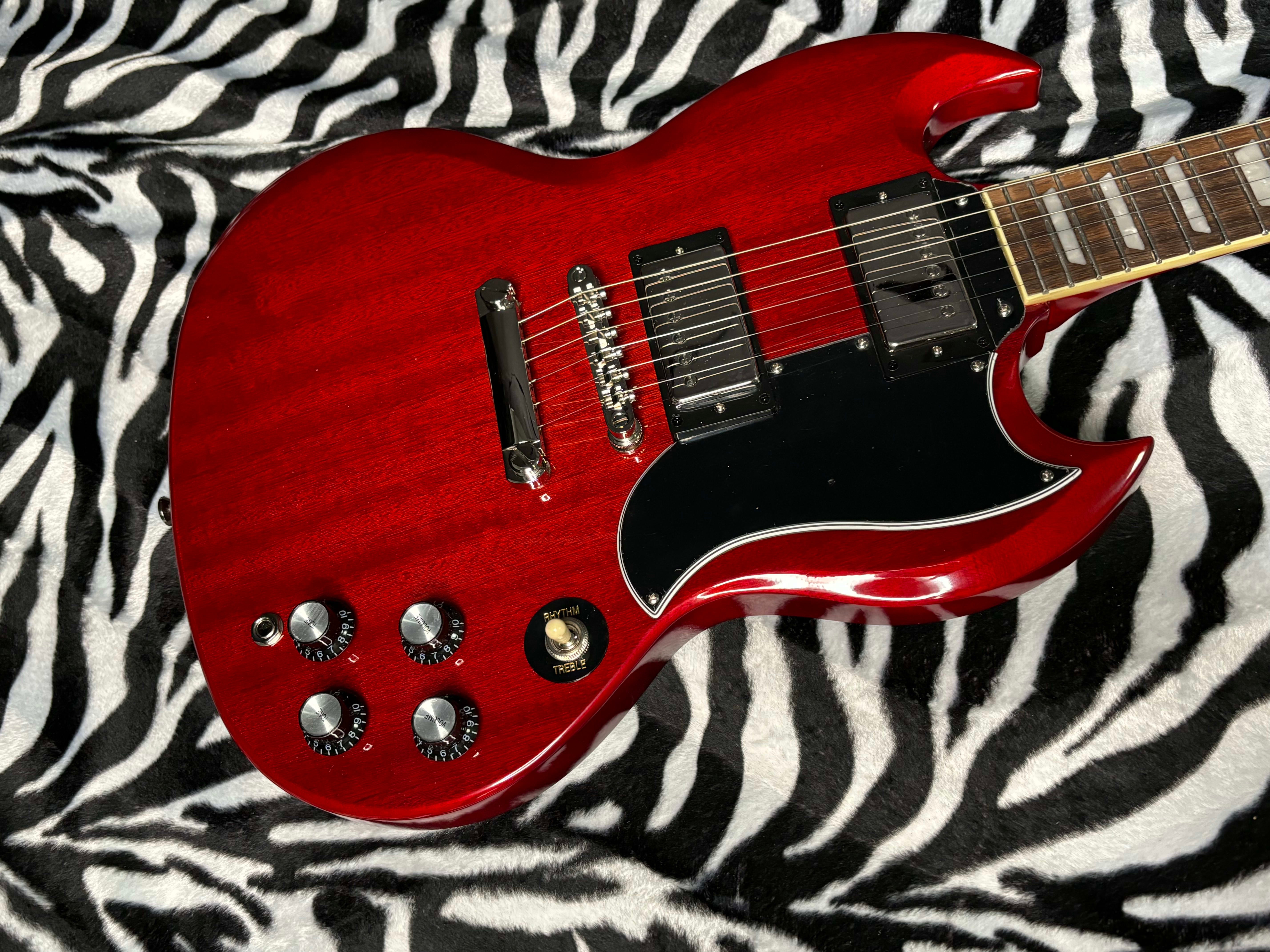 New 2023 Epiphone SG Standard '61 Vintage Cherry 6.95lbs- Authorized Dealer- In Stock! G01888