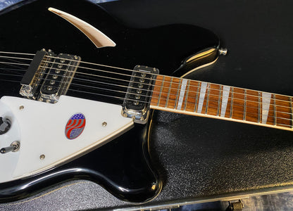 NEW! 2024 Rickenbacker 360 JetGlo Jet Glo JG - Authorized Dealer - Warranty - In-Stock! Only 7.3lbs - G03259