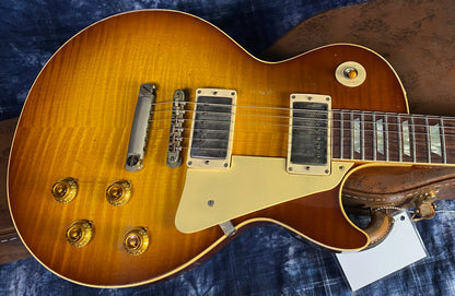 NEW ! 2024 Gibson Custom 1959 Les Paul Standard Reissue Electric Guitar - Murphy Lab Heavy Aged Slow Iced Tea Fade - Authorized Dealer - 8.75lbs - G02944