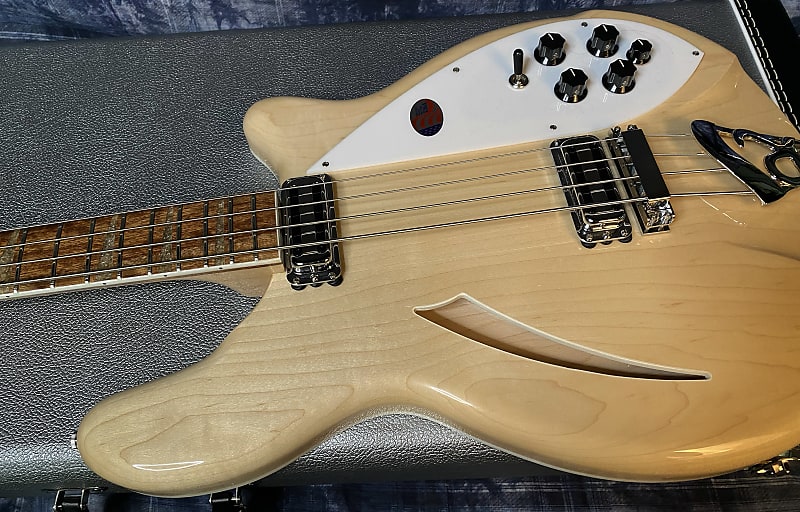 NEW ! 2024 Rickenbacker 4005V Maple Glo Mapleglo MG Semi-Hollow Body Bass - Authorized Dealer - In-Stock! 9lbs G03755