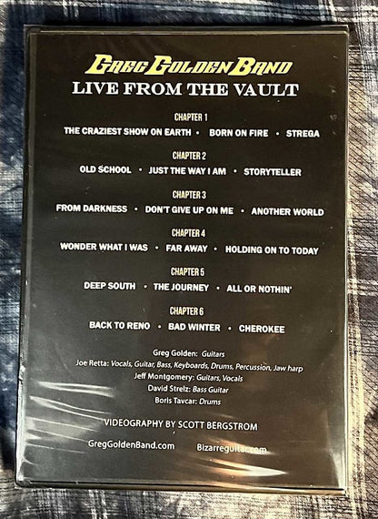 Greg Golden Band - Live From The Vault - DVD