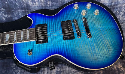 NEW ! 2024 Gibson Les Paul Modern Figured - Cobalt Burst - Beautiful Flame Top! Authorized Dealer - Only 8.25 lbs - G04121