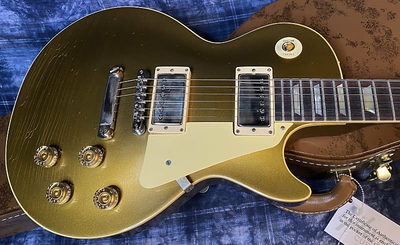 NEW ! 2024 Gibson Custom Shop Murphy Lab '57 Les Paul - All Double Gold - Ultra Light Aged - Bizarre Guitar 50th Anniversary Limited Edition - Authorized Dealer - 8.65lbs - G03573