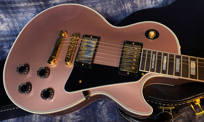 BRAND NEW! 2024 Gibson Dealer Select Custom Shop Les Paul Custom - Rose Gold Authorized Dealer - 10.4 lbs! - G03467