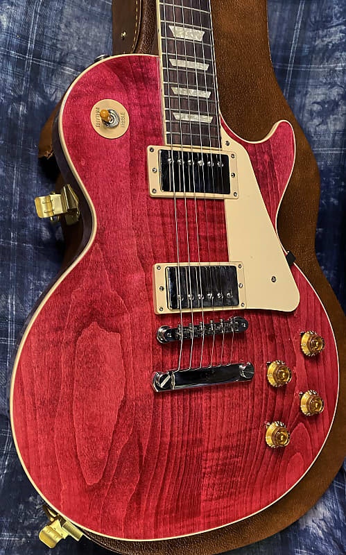 BRAND NEW ! 2024 Gibson Les Paul Standard '50s Translucent Fuchsia - Beautiful Flame Top! - 9.5 lbs - Authorized Dealer - G03763