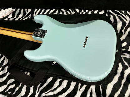 NEW 2023 Fender Limited Edition Tom DeLonge Signature Stratocaster Daphne Blue 7lbs- Authorized Dealer- In Stock! G01839