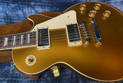 NEW ! 2024 Gibson Les Paul 50's Standard Bizarre Guitar 50th Anniversary Limited Edition All Gold Top, Back & Neck - Upgraded 57 Classic Pick-Ups - Speed Knobs - Titanium Saddles - Authorized Dealer - G03789 - 10.5 lbs