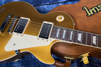 NEW ! 2024 Gibson Les Paul 50's Standard Bizarre Guitar 50th Anniversary Limited Edition All Gold Top, Back & Neck - Upgraded 57 Classic Pick-Ups - Speed Knobs - Titanium Saddles - Authorized Dealer - G03518 - 10.4lbs!