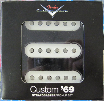 Fender 099-2114-000 Custom Shop '69 Stratocaster Pickup Set - Aged White -Authorized Dealer