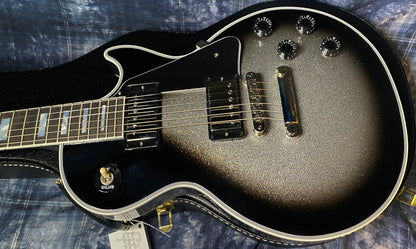 NEW! 2024 Gibson Custom Shop Les Paul Custom - Authorized Dealer - Silver Sparkle Burst - Super RARE! 10.9 lbs of LP Tone! - G03303