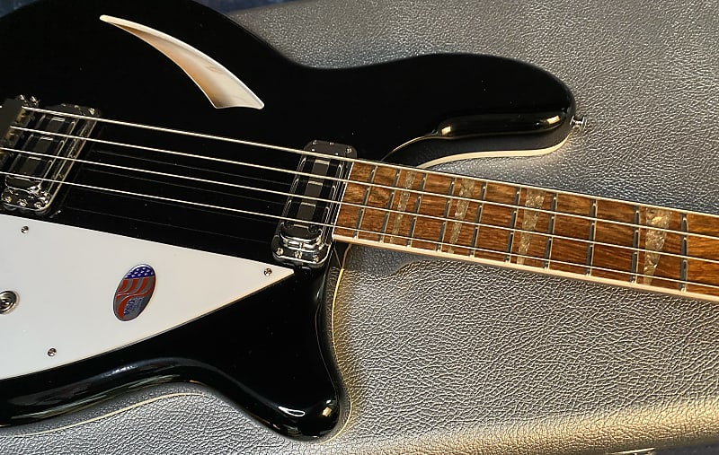 NEW ! 2024 Rickenbacker 4005V Jet Glo JG Jetglo Semi-Hollow Body Bass - Authorized Dealer - In-Stock! 9.1 lbs - G03972