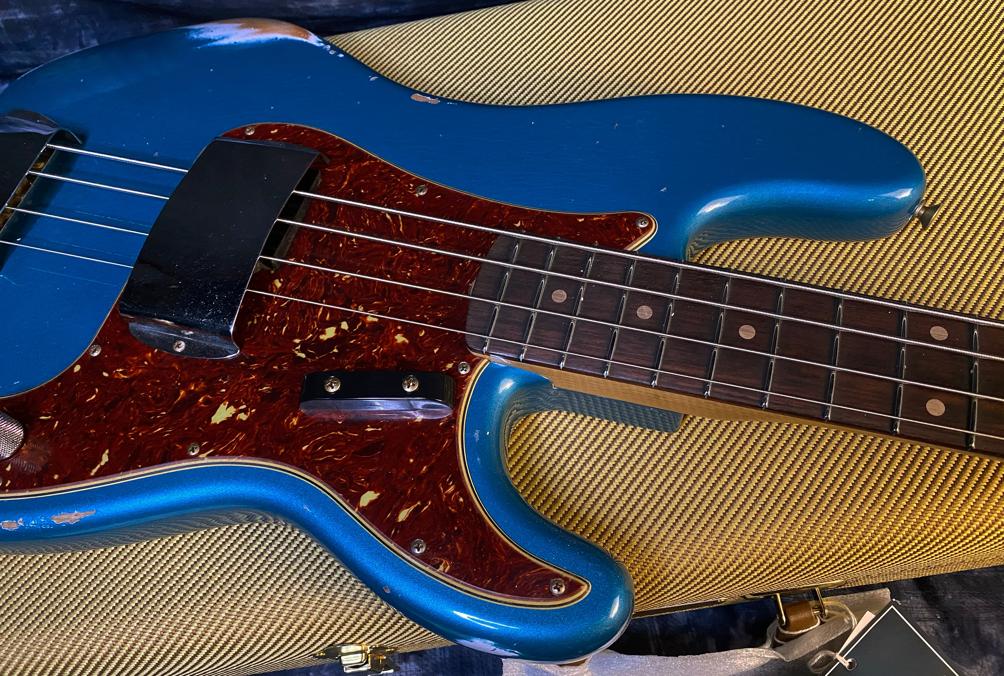 NEW ! 2024 Fender Custom Shop '63 Precision Bass Relic - Ocean Turquoise - 9.1 lbs - Authorized Dealer! In Stock! G03211