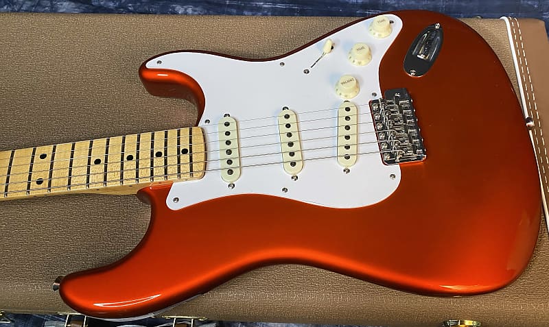 NEW ! 2024 Fender Custom Shop 1957 Stratocaster - Super Thin Lacquer Candy Tangerine TCP Finish - Poblano Pick Ups - Authorized Dealer - NOS - 7.8lbs - G03920