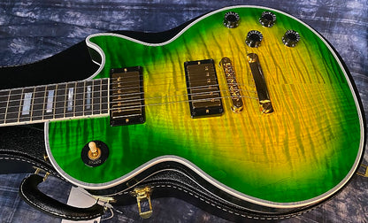 NEW! Gibson Custom Shop Les Paul Custom - Dealer Select - Authorized Dealer - Iguana Burst Quilt / Flame Top - Super RARE! 9.75 lbs - G03952