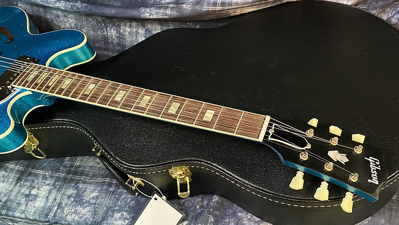 NEW! 2024 Gibson Custom Shop 1964 ES-335 VOS Reissue - Blue Sparkle - Authorized Dealer - 7.9 lbs - G03891