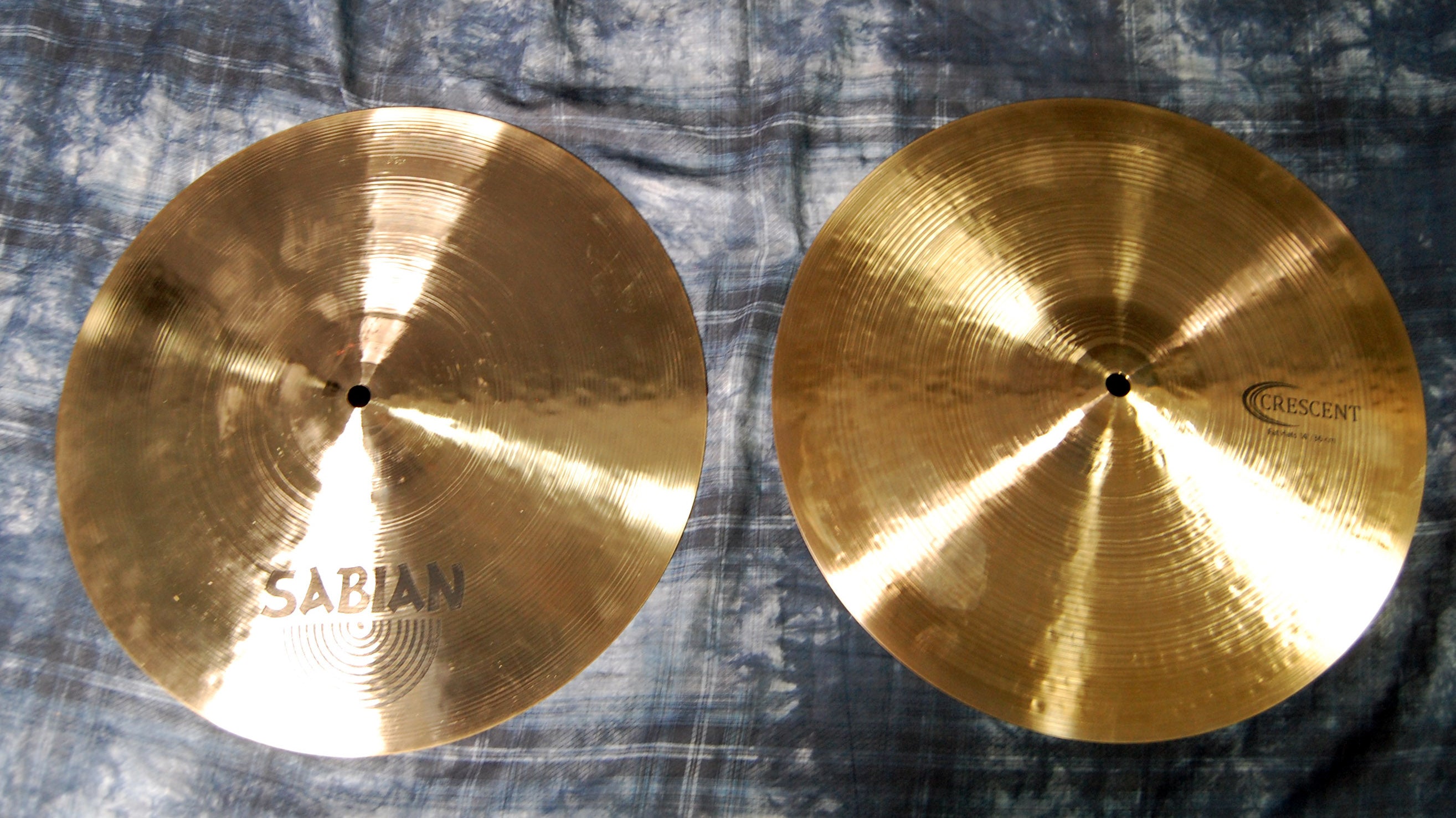 Sabian Crescent 14" Fat Hats Stanton Moore WITH BAG Authorized Dealer