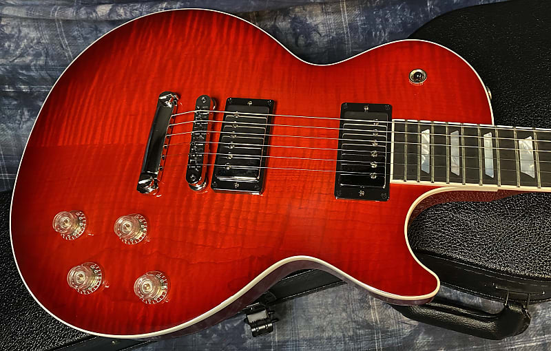 BRAND NEW! 2024 Gibson Les Paul Modern Figured - Cherry Burst - Authorized Dealer - 8.8 lbs - G03820