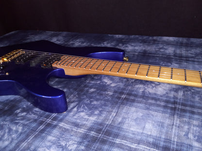 MINT!! Charvel Pro-Mod DK24 HSH 2PT CM Caramelized Maple Neck Mystic Blue 7.4lbs! / Authorized Dealer SAVE