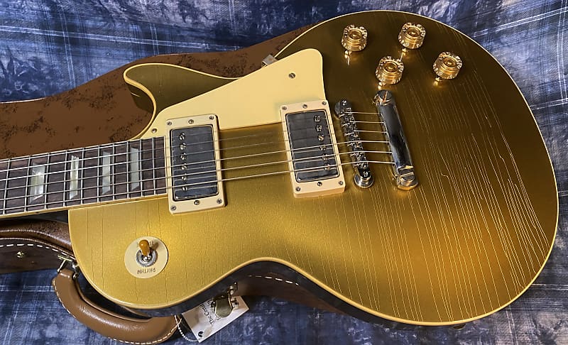 NEW ! 2024 Gibson Custom Shop Murphy Lab '57 Les Paul - All Double Gold - Ultra Light Aged - Bizarre Guitar 50th Anniversary Limited Edition - Authorized Dealer - 8.85lbs - G03575