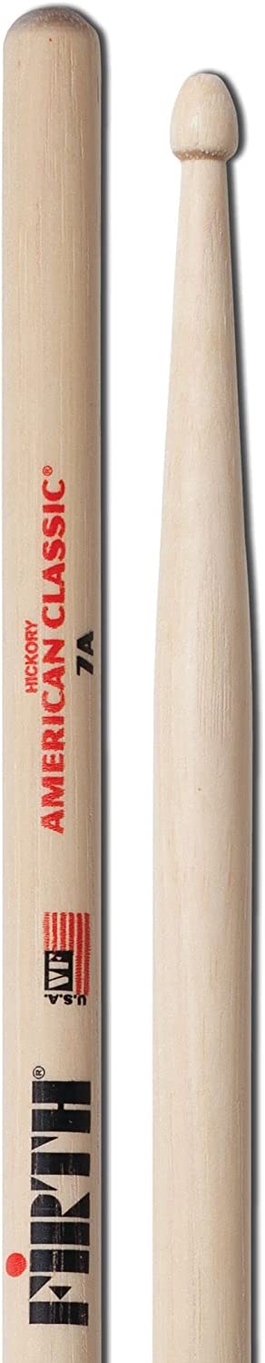 Vic Firth American Classic 7A Drum Sticks - 6 Pair - Authorized Dealer