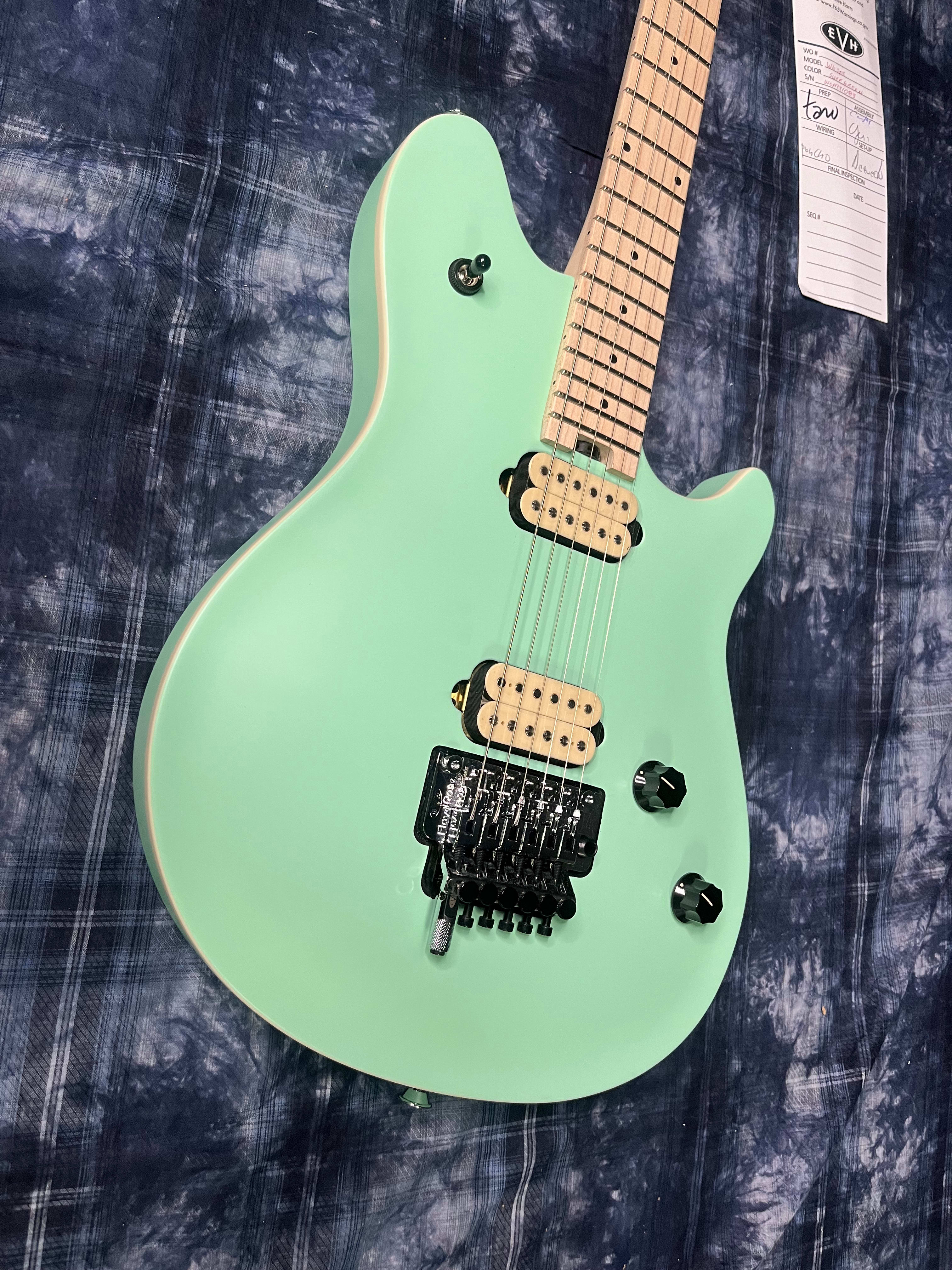 MINT! EVH Wolfgang Special Satin Surf Green 7.55lbs Authorized Dealer!! In Stock Ready to Ship!