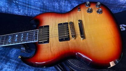 BRAND NEW ! 2024 Gibson SG Supreme - Fireburst - Wide Flame Top! Only 7.2 lbs - Authorized Dealer - G03766