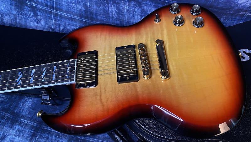 BRAND NEW ! 2024 Gibson SG Supreme - Fireburst - Wide Flame Top! Only 7.2 lbs - Authorized Dealer - G03766