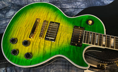 NEW! Gibson Custom Shop Les Paul Custom - Dealer Select - Authorized Dealer - Iguana Burst Quilt / Flame Top - Super RARE! 9.75 lbs - G03952