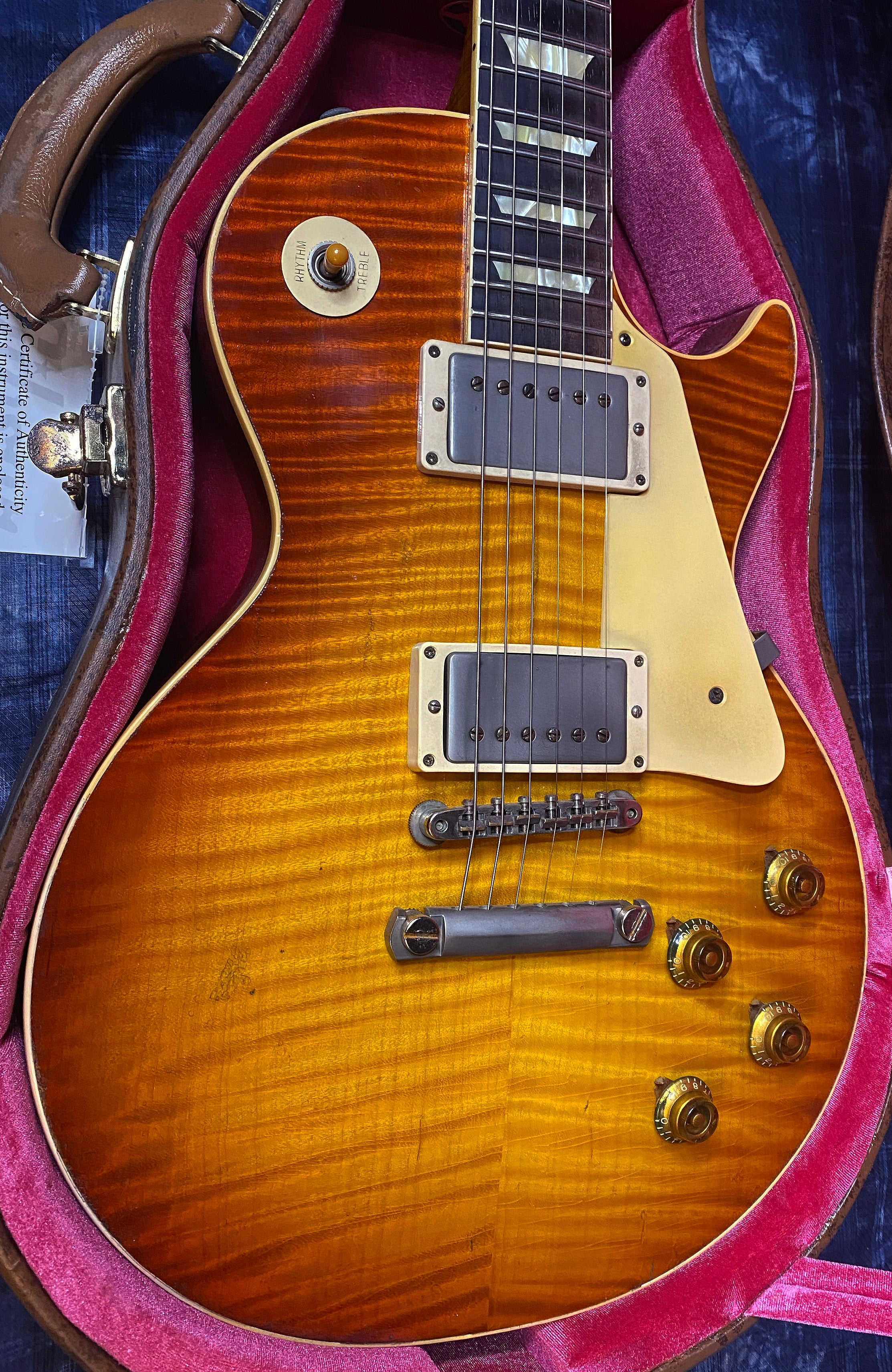 NEW! 2023 Gibson Custom Shop Murphy Lab Limited Edition '59 Les Paul Standard Reissue - Brazilian Rosewood Fretboard - Tom's Tea - Absolute Killer Top! Authorized Dealer - 8.35 lbs - TA