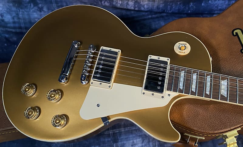 NEW ! 2024 Gibson Les Paul 50's Standard Bizarre Guitar 50th Anniversary Limited Edition All Gold Top, Back & Neck - Upgraded 57 Classic Pick-Ups - Speed Knobs - Titanium Saddles - Authorized Dealer - G03805 - Only 8.8 lbs!