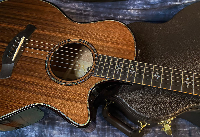 NEW! 2024 Taylor 914ce Builder's Edition Acoustic-Electric Guitar - Kona Edgeburst - Authorized Dealer - 5.1lbs - G03739