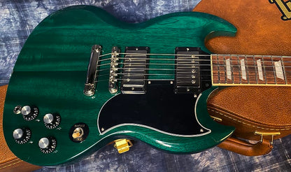 NEW! 2024 Gibson SG Standard '61 Stoptail - Translucent Teal - 6.9 lbs - Authorized Dealer - G04171