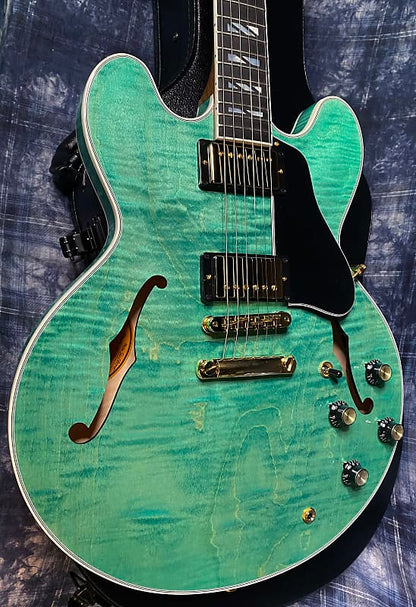 NEW ! 2024 Gibson ES Supreme - Seafoam Green - Authorized Dealer - 8.1 lbs - G04167