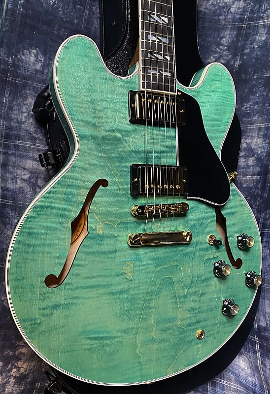 NEW ! 2024 Gibson ES Supreme - Seafoam Green - Authorized Dealer - 8.1 lbs - G04167