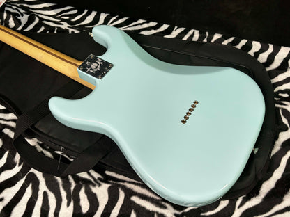 NEW 2023 Fender Limited Edition Tom DeLonge Signature Stratocaster Daphne Blue 8.05lbs- Authorized Dealer- In Stock! G01843