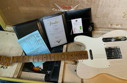 NEW ! 2024 Fender Custom Shop '55 Reissue Limited Edition Telecaster Relic - Aged White Blonde - Authorized Dealer - Only 6.4 lbs! RARE! G03923