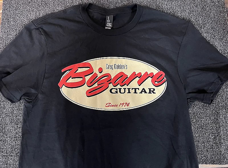 Bizarre Guitar Classic Logo T-Shirt - Mens Large