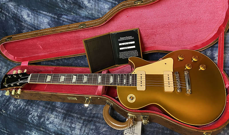 NEW ! 2024 Gibson Custom Shop 1956 Les Paul Goldtop VOS Reissue - 8.8 lbs - Authorized Dealer - G03787