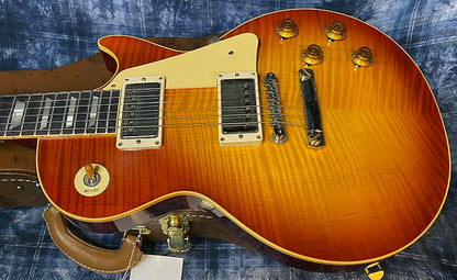 NEW! 2024 Gibson Custom Shop 1959 Les Paul Standard VOS - Sunrise Teaburst - Hand-Picked Top - Dealer Select - 8.5 lbs - Authorized Dealer - G04180