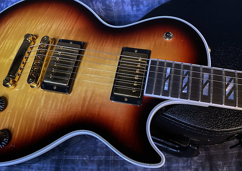 BRAND NEW ! 2024 Gibson Les Paul Supreme - Beautiful Fine Flame Top! Fireburst - Authorized Dealer - Only 7.9 lbs - G03756