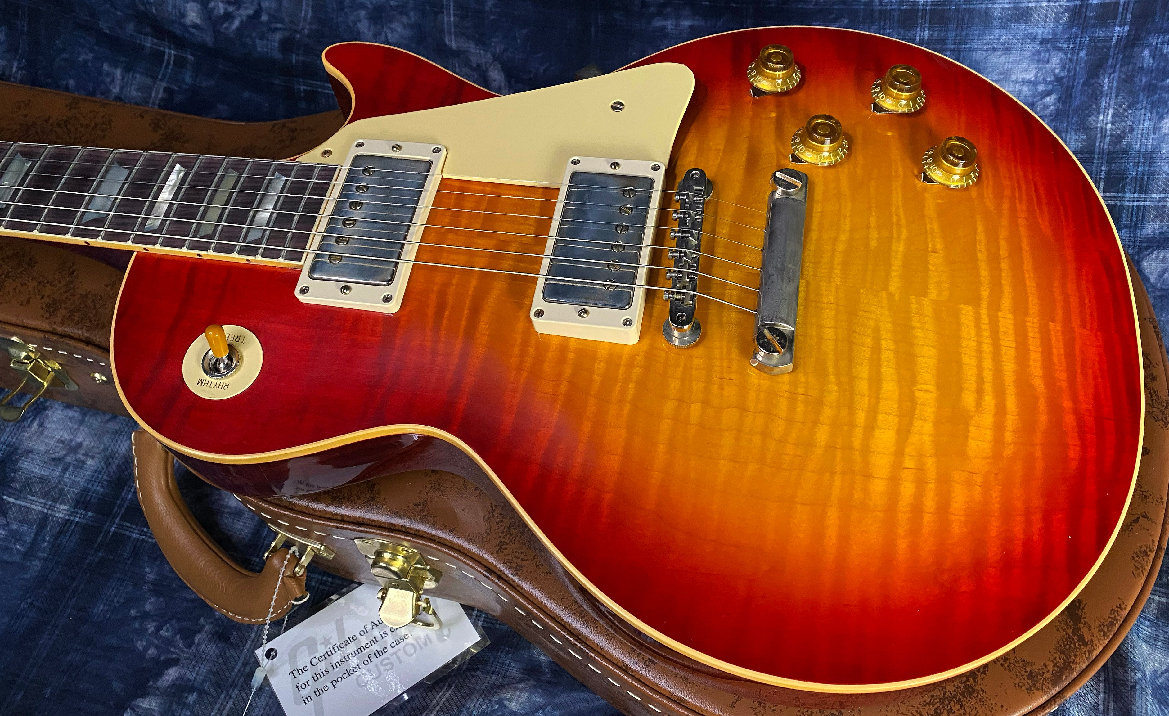 NEW ! 2024 Gibson Custom Shop 1959 Les Paul Factory Burst - Authorized Dealer - Hand Picked Top - VOS - 8.7lbs - G02985