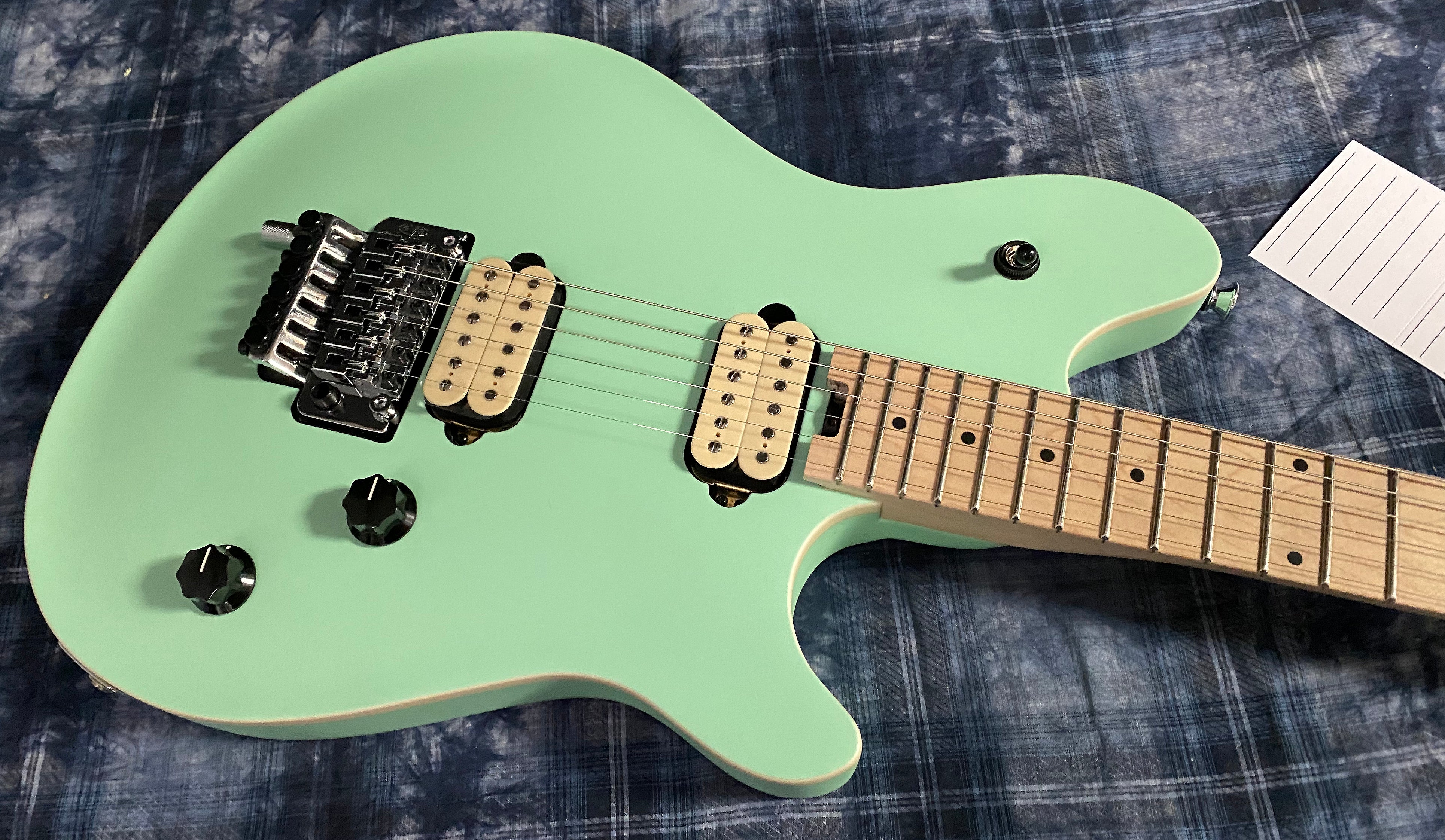 NEW ! 2023 EVH Wolfgang Special with Floyd Rose - Satin Surf Green - Authorized Dealer - In-Stock!! 7.2lbs Sku 030702