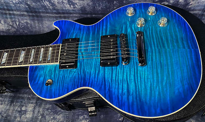 NEW ! 2024 Gibson Les Paul Modern Figured - Cobalt Burst - Beautiful Curly Flame Top! Authorized Dealer - Only 8.3 lbs - G03821