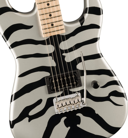 NEW ! 2024 Charvel Super-Stock SD1 H 2PT M - Maple Board - Limited Edition - Silver Bengal - Authorized Dealer - Pre-Order