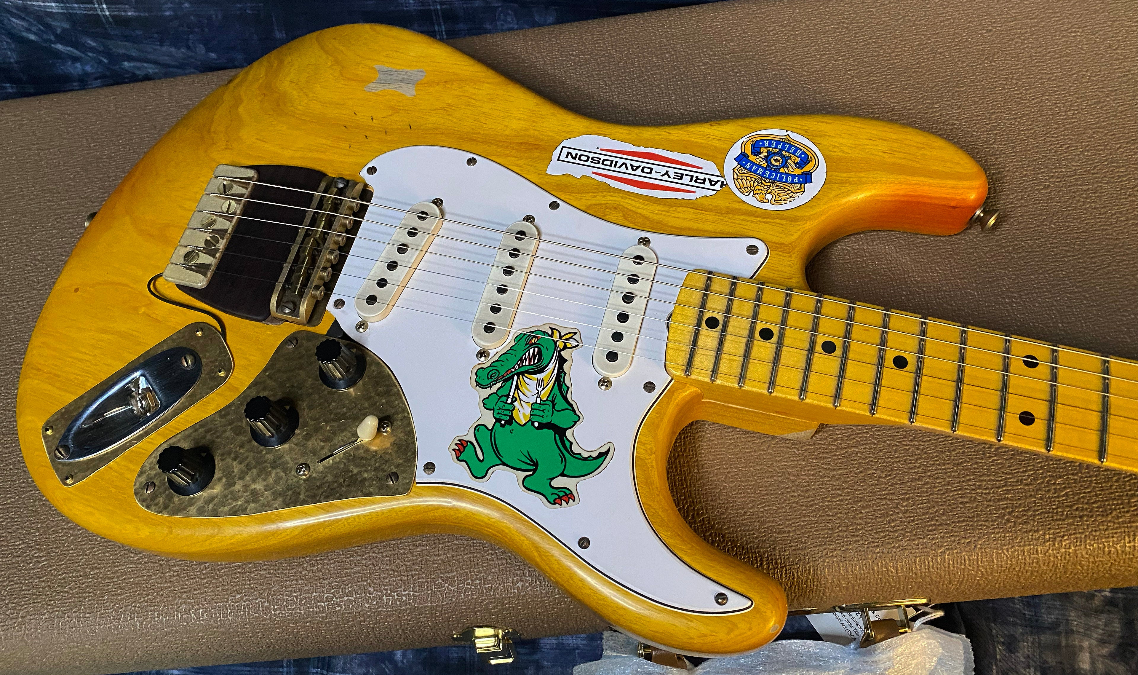 NEW ! 2024 Limited Edition Masterbuilt Austin MacNutt Jerry Garcia Alligator Stratocaster - Authorized Dealer - In-Stock! SOLD OUT EVERYWHERE! Don't Miss This ONE! RARE!!! 7.6lbs