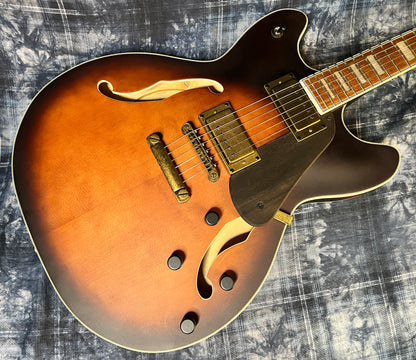 Washburn HB36K HB Series Semi-Hollowbody 2010s - Vintage Matte Sunburst