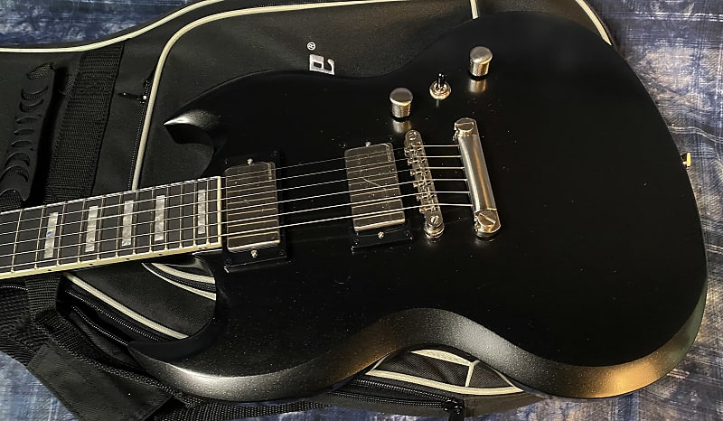 NEW! 2024 Epiphone SG Prophecy Electric Guitar - Aged Jet Black Metallic - Authorized Dealer - 7.5lbs - G03913